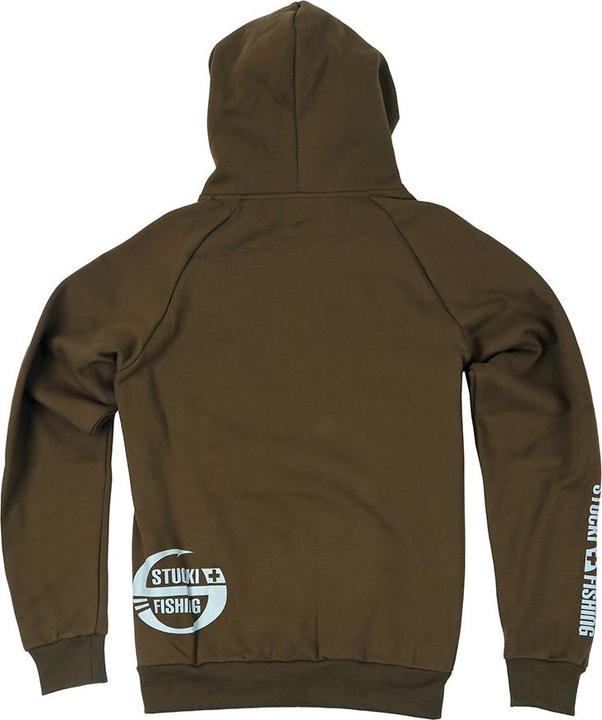 Immagine prodotto Stucki Fishing Because Fanatics Hoodie Olive (L)