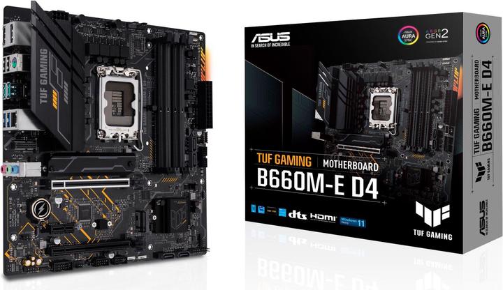 Produktbild ASUS TUF GAMING B660M-E D4 (LGA 1700, Intel B660, mATX)
