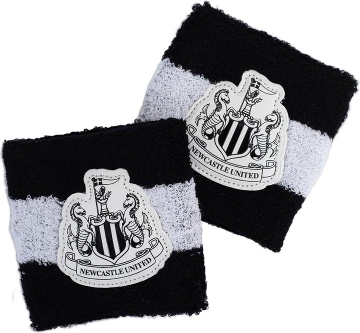 Actual product image Newcastle United FC Wristband (Pack of 2) (100% synthetic material)