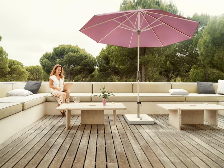 Actual product image Glatz Aluminium twist parasol (2.40 m)