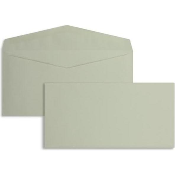 Blanke, Briefumschlag, Briefumschläge DINlang 75g/qm gummiert VE=1000 Stück grau (110 x 220 mm, 1000 x)
