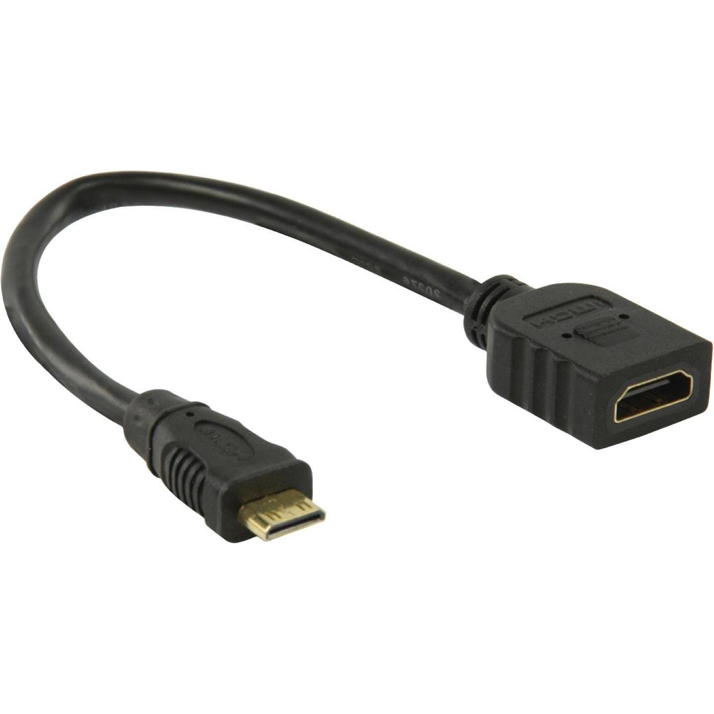 Nedis Cavo Video, Mini Spina Hdmi (0.20 M), Cavo Video
