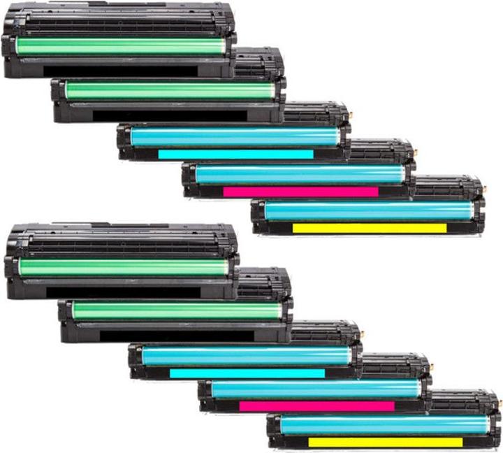 Actual product image Hermex Compatible Samsung CLX-6260FR toner cartridges (M, C, Y, FC)