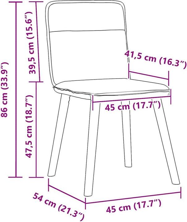 Image du produit vidaXL Esszimmerstuhl