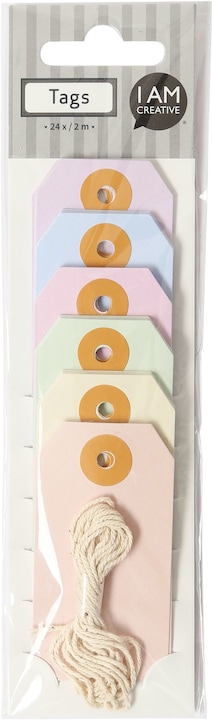 Produktbild I Am Creative Geschenkanhänger (Geschenkverzierung, 24 x)