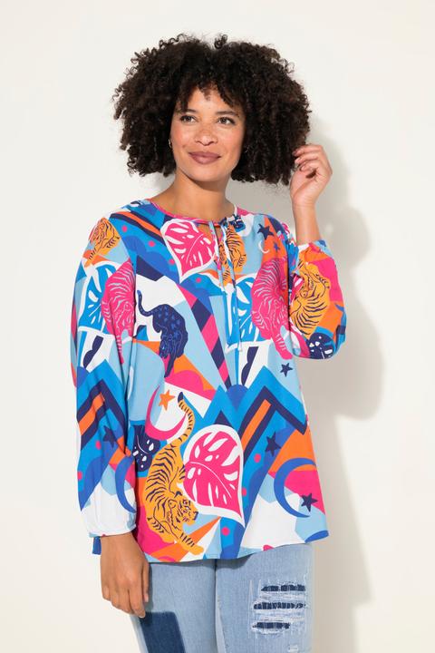 Produktbild Angel of Style Bluse, Tiger Mustermix, Langarm (44)