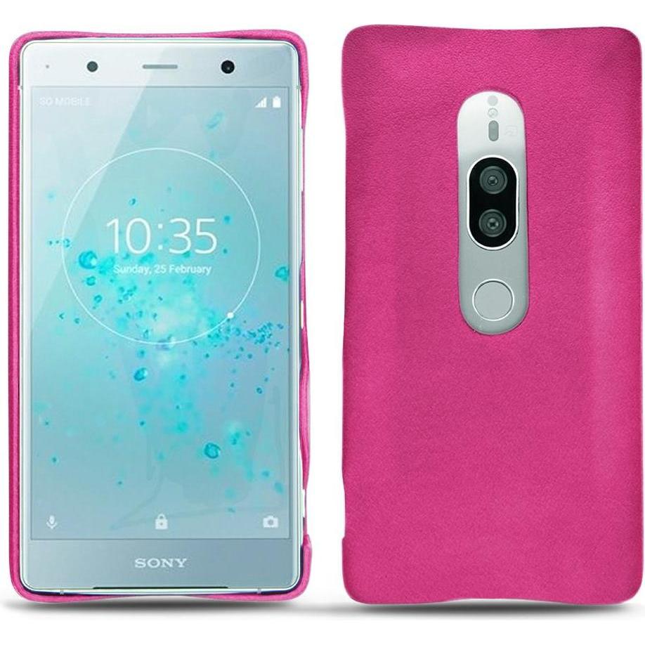 Thumbnail - Noreve Lederschutzhülle (Sony Xperia XZ2 Premium), Smartphone Hülle, Rosa