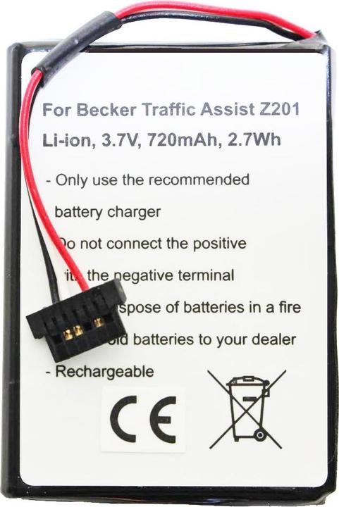 Becker Akku Traffic Assist Z201, S30, 338937010150