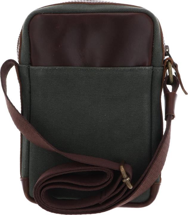 Immagine prodotto Buckle & Seam Canvas Crossbody Bag Runner Grün/Blau