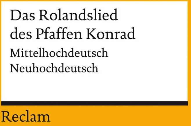 Produktbild Das Rolandslied des Pfaffen Konrad (Deutsch, Dieter Kartschoke, 1993)
