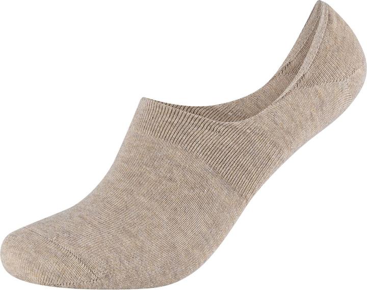 Produktbild Camano Füsslinge für Damen und Herren No Show Socken angenehm Tragekomfort optimaler Halt (4er Pack, 35, 38)