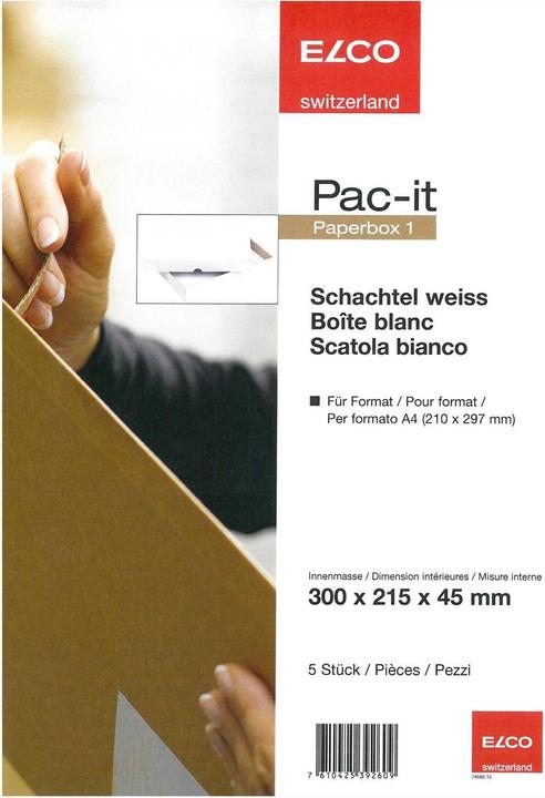 Produktbild Elco Paperbox Pac-it (5 Stk., 30 x 30 x 21.50 cm)