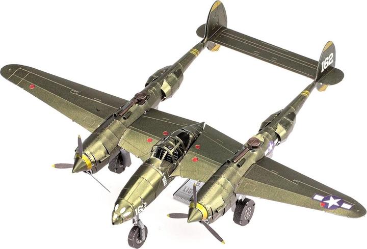 Actual product image Metal Earth ICONX - Lockheed P-38 Light