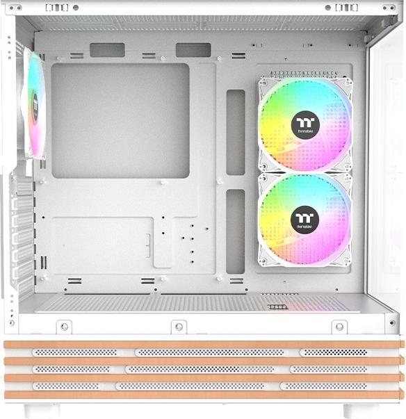 Produktbild Thermaltake View 270 Plus WS ARGB (weiss/holz, Tempered Glass x 2, Holz-Struktur) (ATX, Micro ATX (mATX), Mini-ITX)