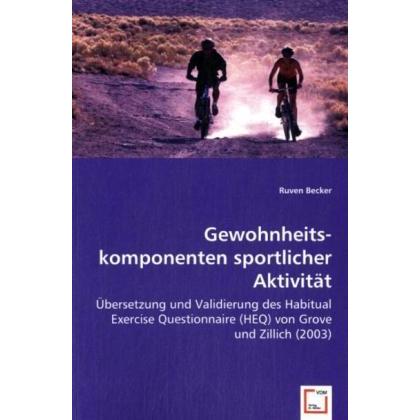 Gewohnheits-komponenten sportlicher Aktivität, Fachbücher