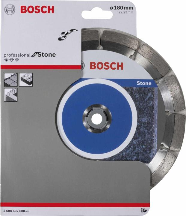 Produktbild Bosch Professional Zubehör Diamanttrennscheibe Standard for Stone, 180 x 22,23 x 2 x 10 mm, 1er-Pack