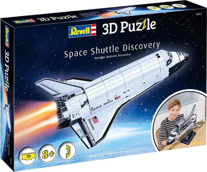 Produktbild Revell 3D Puzzle Space Shuttle Discovery 00251 1 St. (126 Teile)