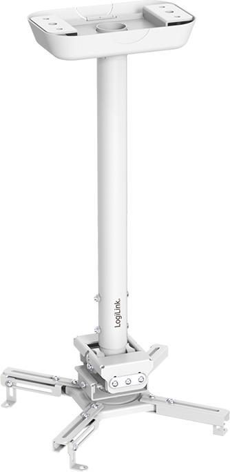 Produktbild LogiLink beamerhalterung armlänge 595-895 mm weiss (Decke)