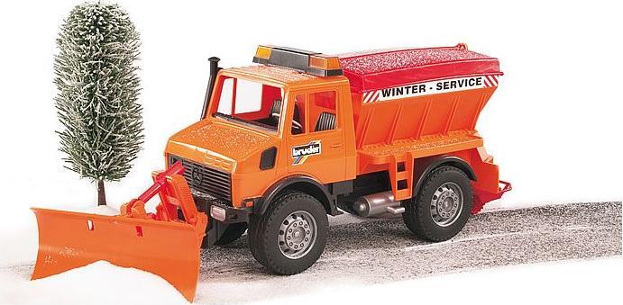 Produktbild Bruder MB-Unimog Winterdienst mit Räumschild