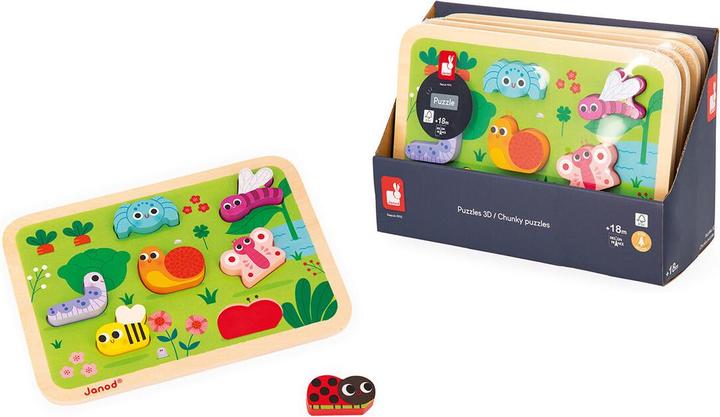 Image du produit Janod Chunky Puzzle Le Jardin (7 pièces)