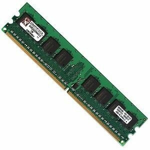 Produktbild Kingston ValueRAM 1GB, DDR2, PC2-4200, 533MHz, CL4 (1 x 1GB, 533 MHz, DDR2-RAM, DIMM)