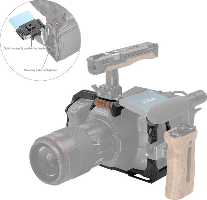 Image du produit SmallRig Cage pour BMPCC 6K PRO 3270 (Cage)