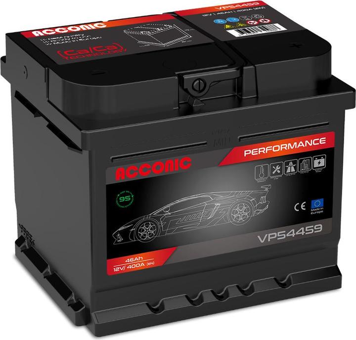 Produktbild Acconic VP54459 Performance 46Ah Autobatterie 544 402 044 (46 Ah)