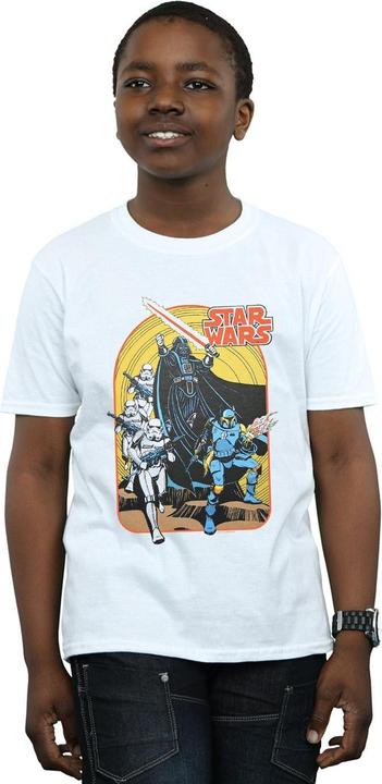 Produktbild Star Wars Vintage Comic Scene TShirt Jungen (128)