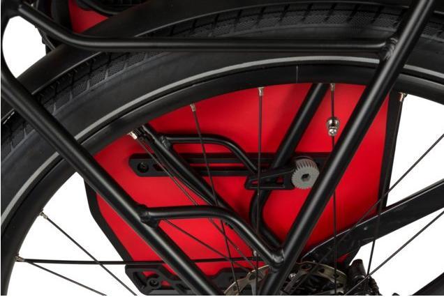 Actual product image Agu Bike Bag SHELTER Large red (21 l, Luggage carrier bag)