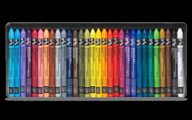 Actual product image Caran d'Ache Neocolor I Metallschachtel (30 x)