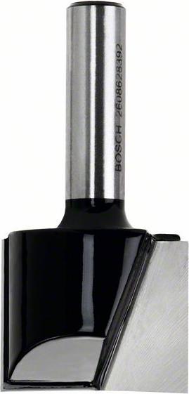 Actual product image Bosch Professional Zubehör Grooving cutter, 1/4-inch, D1 6.35 mm, L 15.7 mm, G 48 mm. For hand routers