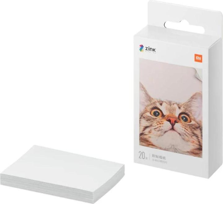 Image du produit Xiaomi Papier pour imprimante photo portable Mi (287 g/m², 2x3 ", 50 x 76 mm, 20 pcs)