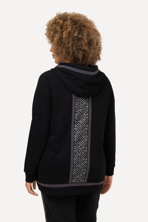 Produktbild Ulla Popken Hoodie, Kapuze, Regenbogen-Reflektorstreifen, Langarm (42, 44)