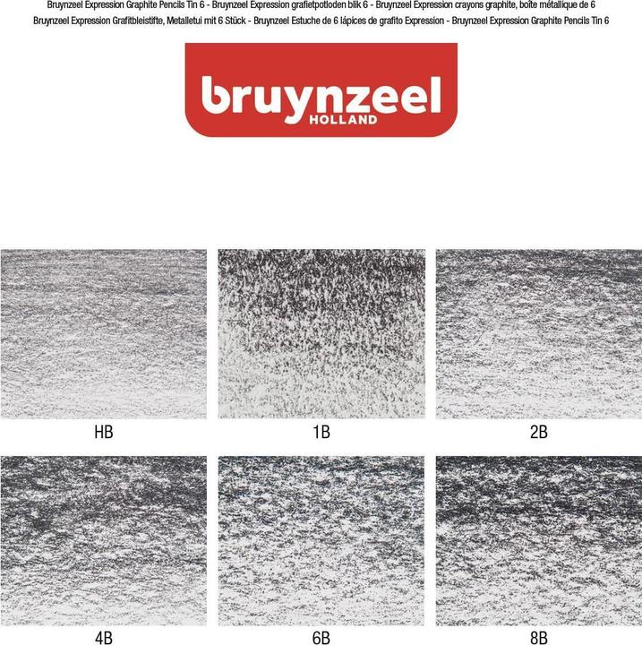 Actual product image Bruynzeel Expression graphite pencils (3.60 mm, HB, 6 x)
