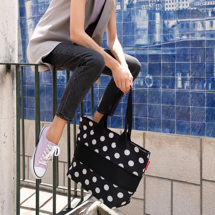 Actual product image reisenthel Bag Shopper e1 Dots White
