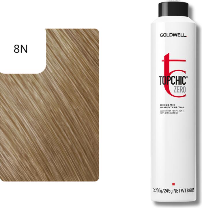 Actual product image Goldwell Topchic Zero - 8N Light Blonde (8N - light blonde)