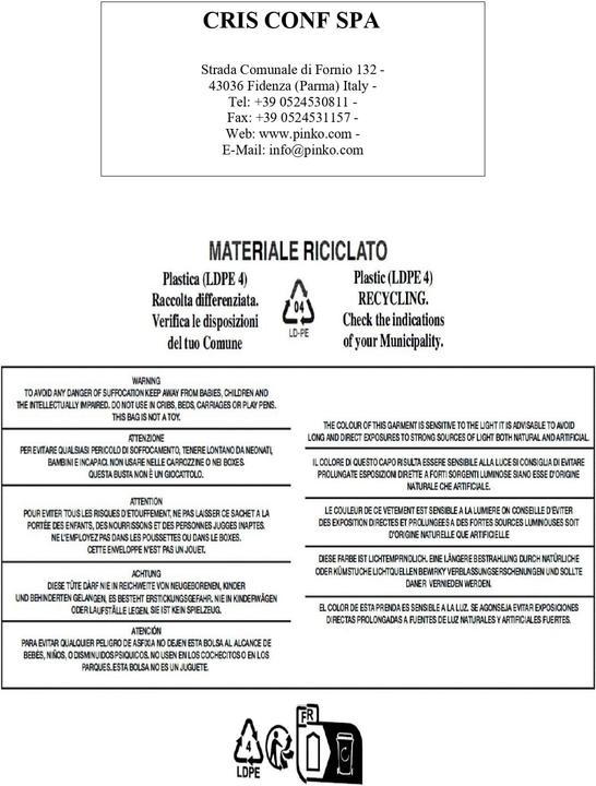 Immagine prodotto Pinko Love Berry H3 logo print (XS)