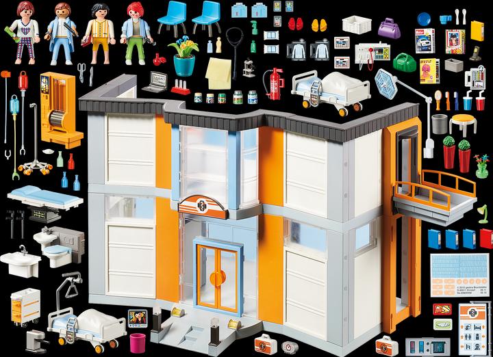 Produktbild Playmobil Grosses Krankenhaus mit Einrichtung (70190, Playmobil City Life)