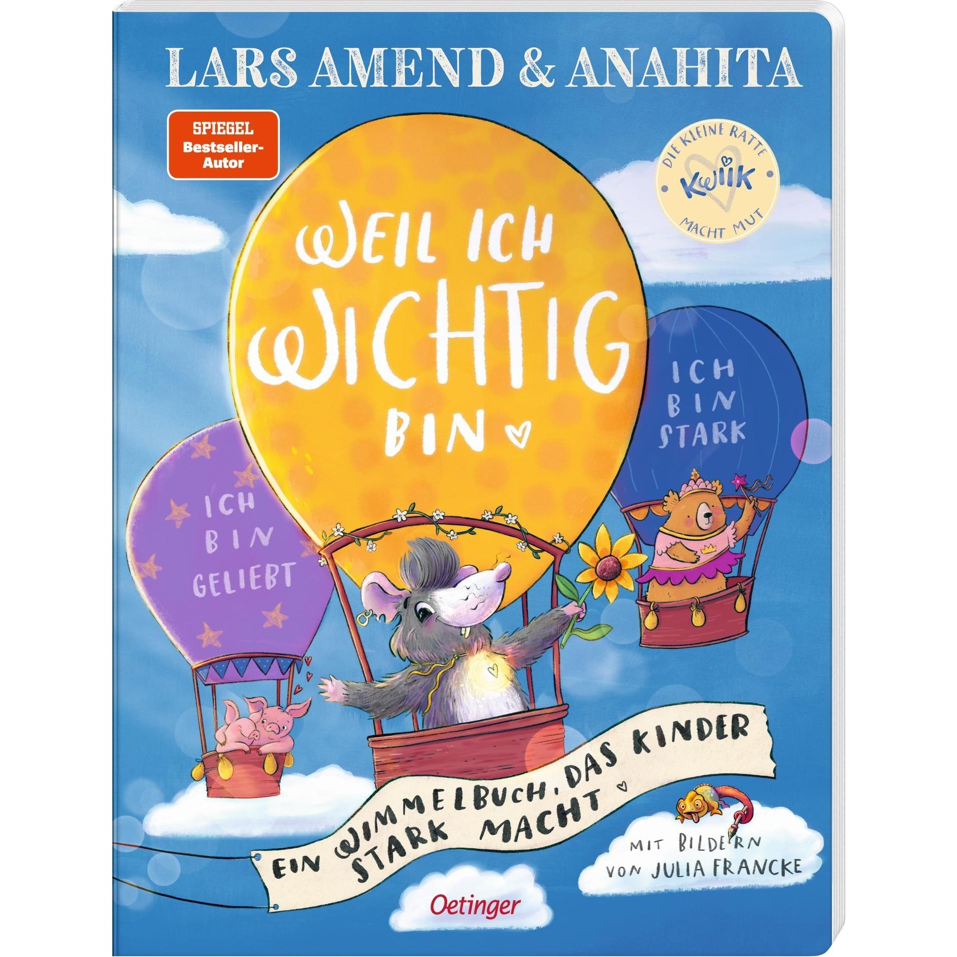 Thumbnail - Die kleine Ratte Kwiik macht stark. Weil ich wichtig bin, Kinderbücher von Anahita, Lars Amend, Julia Francke