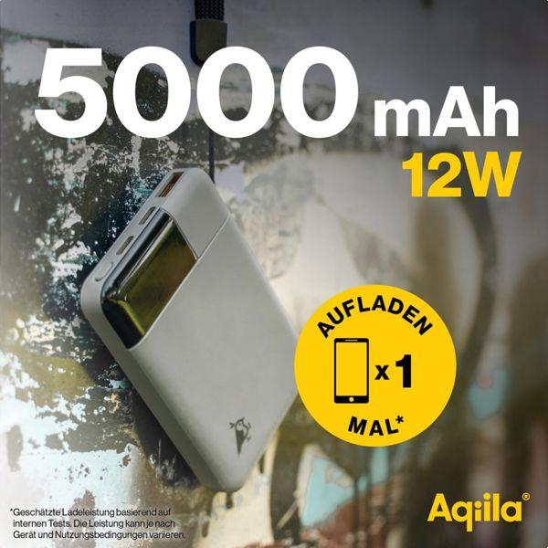 Actual product image Aqiila Powerbird B5B - Powerbank 5000 mAh, 12W - Moss (5000 mAh, 12 W, 18.50 Wh)