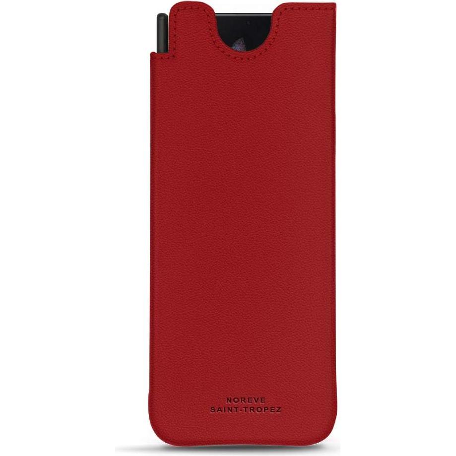 Noreve Lederschutzhülle (Samsung Galaxy Z Fold4), Smartphone Hülle, Rot