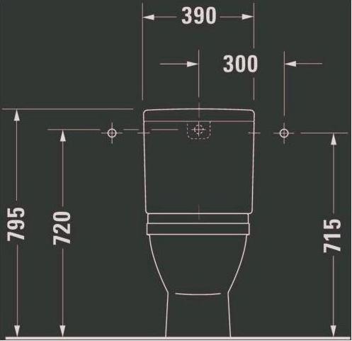 Produktbild Duravit Stand-WC-Kombination STARCK 3 ti. 360x655mm Ab se Ab in senkrecht weiss