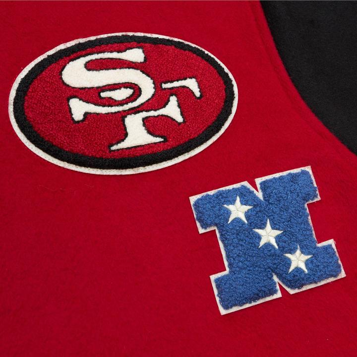Actual product image Mitchell & Ness M&N Legacy Varsity Wool Jacket - NFL San Francisco 49ers - M (M)