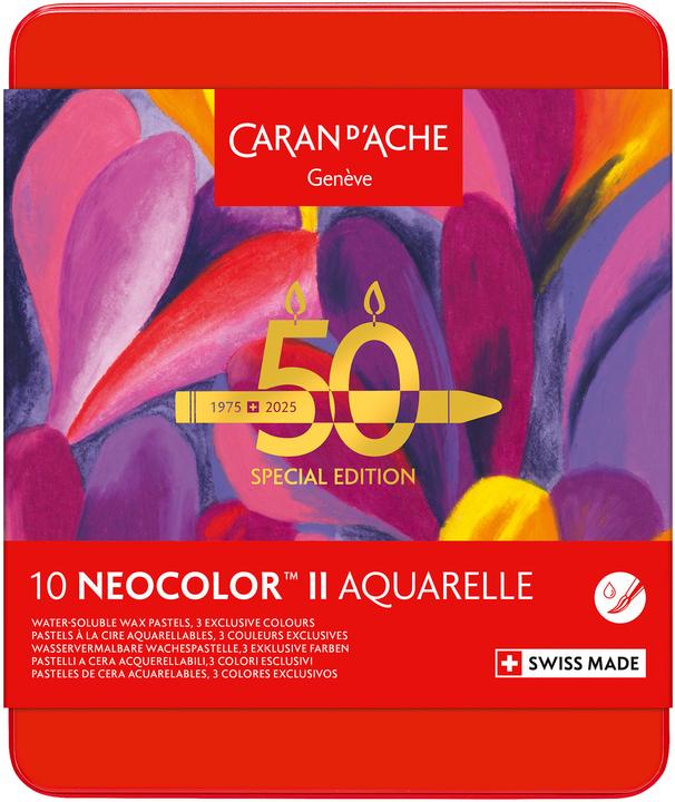 Caran d'Ache Neocolor II (Mehrfarbig, 10 x)
