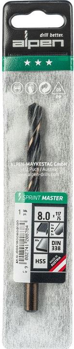 Produktbild Alpen Spiralbohrer (8 Millimeter)