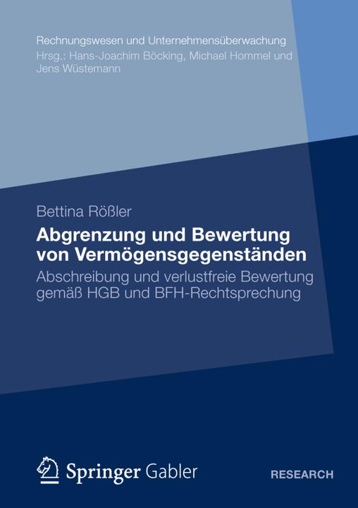 Produktbild Abgrenzung und Bewertung von Vermögensgegenständen (Deutsch, Bettina Rössler, 2012)