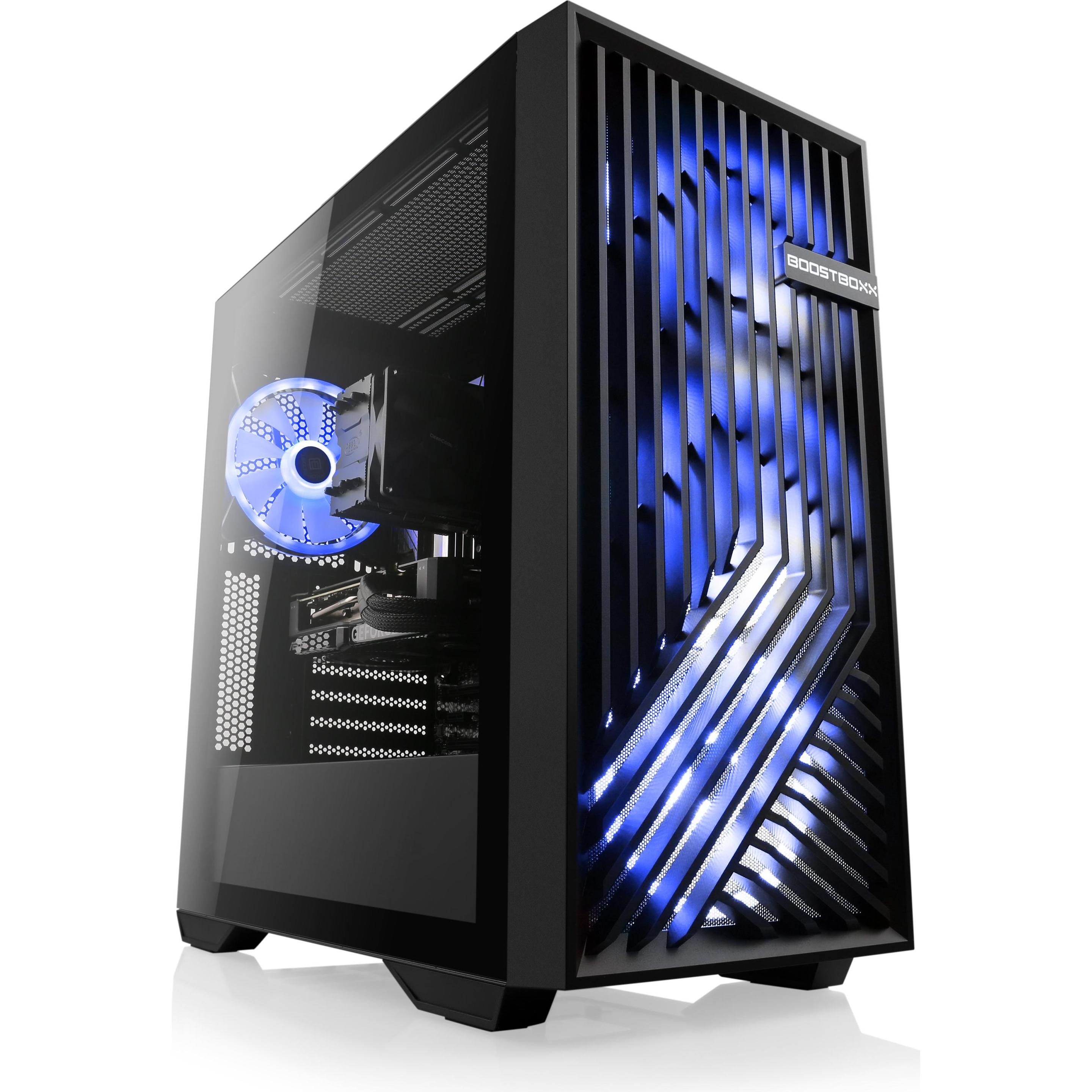 CSL Gaming PC M10830 (Intel Core i7-14700F, 16 GB, 1000 GB, GeForce RTX 4060), PC, Schwarz