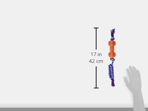 Actual product image Zolux Rubber bar with 12 cm rope (Dog chew toy)