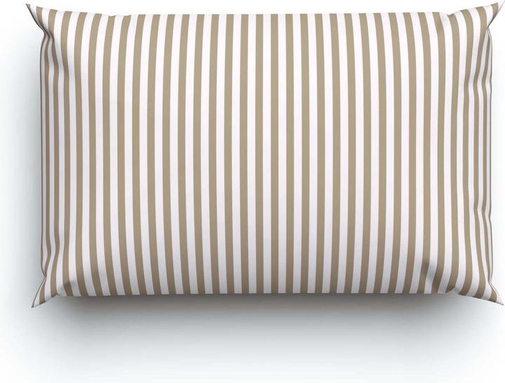 Image du produit Lotus Bettwaren Literie Bambus rayures greige (Taie d'oreiller, 65 x 100 cm)