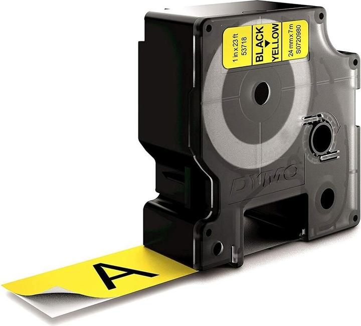 Produktbild Dymo Beschriftungsband (2.40 cm, Gelb, Schwarz)